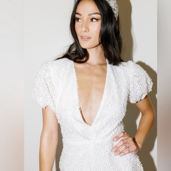 Anthropologie Watters Bridal Jumpsuit - Picture 5 of 9